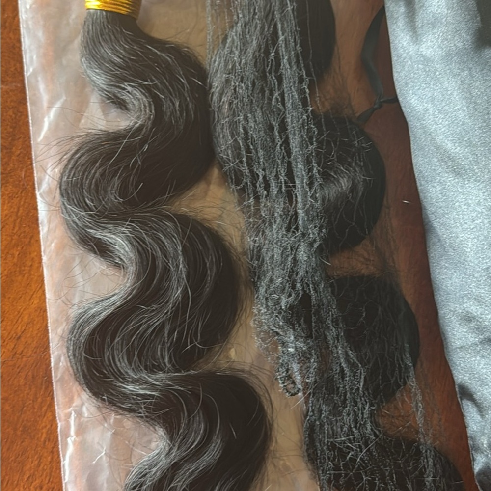 Black Wavy Hair Extension
